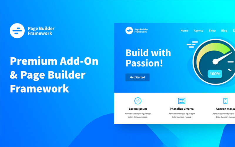 page builder framework